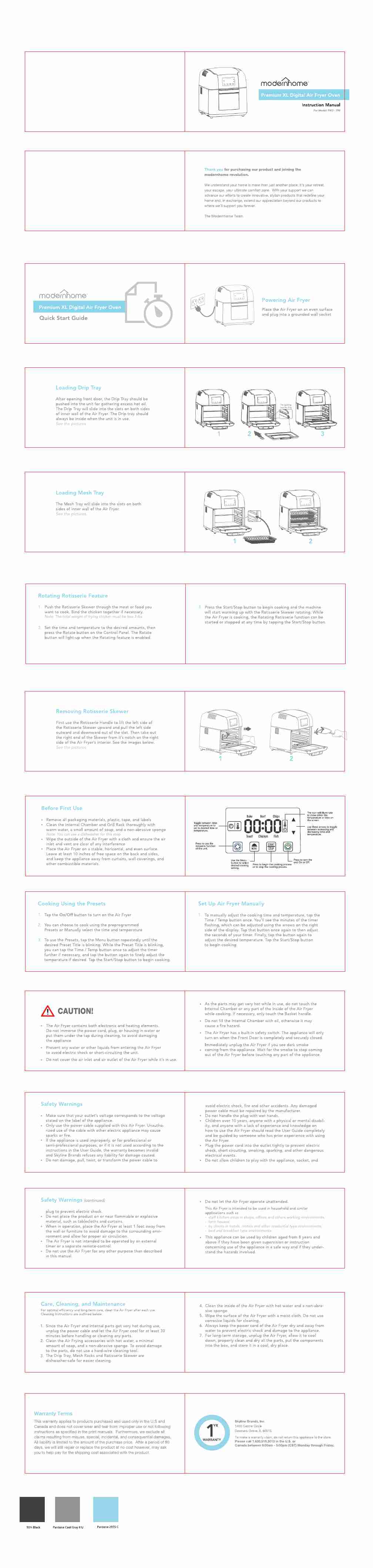 Farberware 6 Quart Digital Xl Air Fryer Oven Black Manual-page_pdf